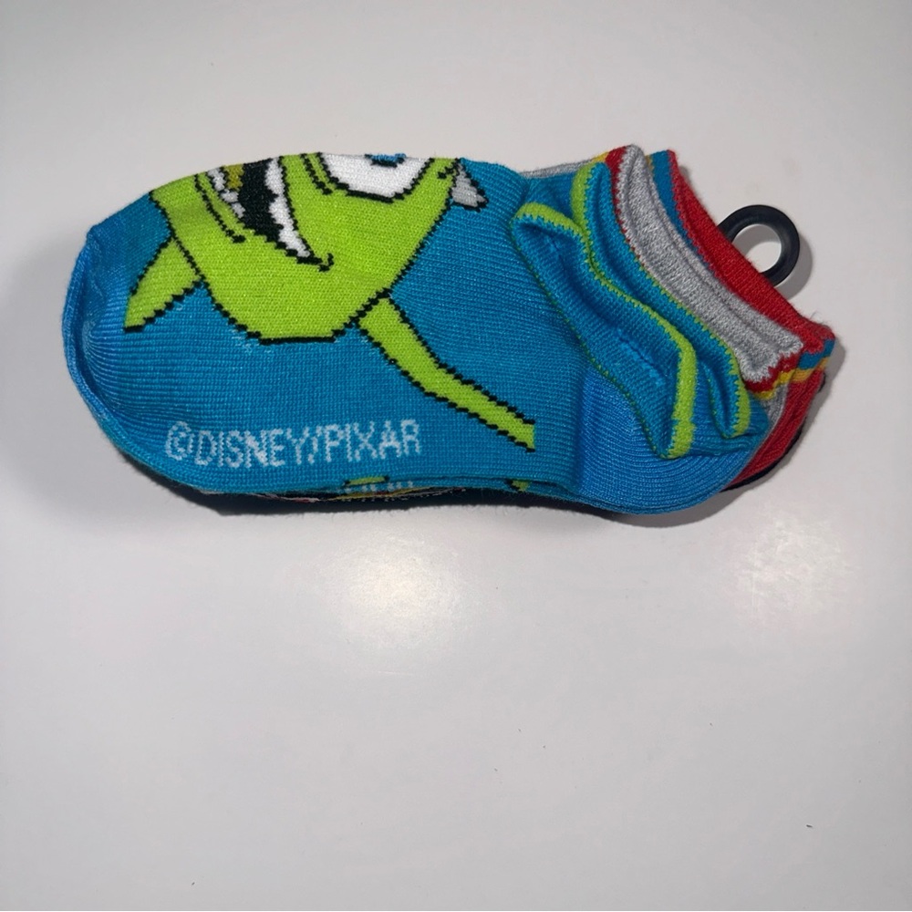 Pixar Angle Socks Toddler Size 10-4, 5 Pair, By Disney